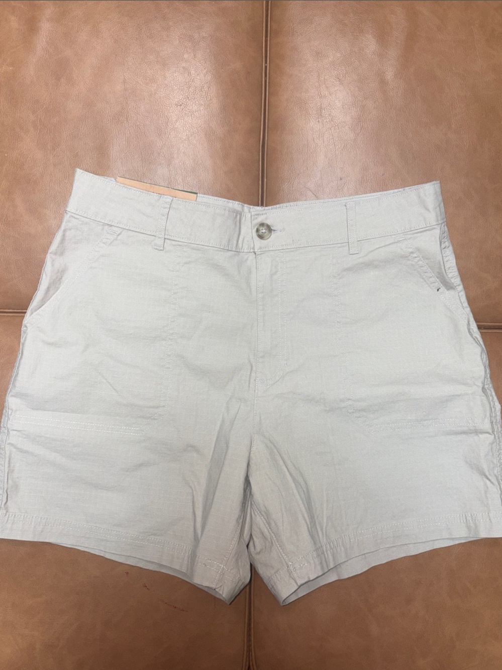Eddie Bauer Light Khaki Bermuda Shorts